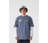 Lost Youth Maglietta Tee Sunset Filters LY283 L Blu