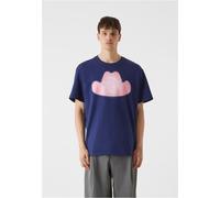 Lost Youth Maglietta Tee Wild Room Service LY458 M Blu