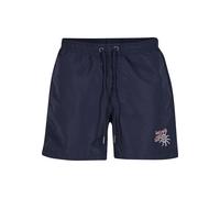 Lost Youth Pantaloncini da bagno 'With Love' navy / grigio argento / rosé Uomo - Abbigliamento - Moda mare - Pantaloncini da mare Lost Youth L