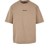 Lost Youth T-shirt Ly Acid Washed Tee Butterfly V.3 LY211 M Beige