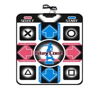 Losueeun Stuoie da ballo cablate USB, 11 pulsanti, gioco di danza, step pad, impronta HD, coperta da ballo, attrezzatura