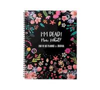 LOSVIP # End Of Life Planner Organizer Notebook I'M Dead Now What Planner Bound If I L'Organizer Guided Final Arrangement For Beneficiary Will Preparation Last Wishes (Black, One Size )