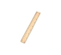 LOSVIP # Holzlineal, 15/20/30 cm, und Doppelskala, Lineal für Lernen Schreibwaren für Schüler (B, One Size)