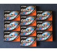 LOT 10 PCS TDK CD-ing 60' CHROME POSITION AUDIOCASSETTE NEW SEALED