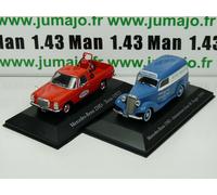 LOT 2 1/43 SALVAT Vehiculos Inolv. Servicios: Mercedes-Benz 220D et 170D