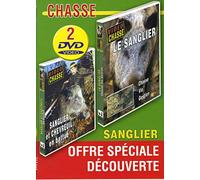 Lot 2 DVD Chasse sanlgier n°1 : Sanglier et chevreuil en battue & Le sanglier : chasse, vie, gestion - Vidéo Chasse - Chasse du grand gibier