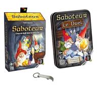Lot 2 Jeux Gigamic - Saboteur Le Duel + Saboteur + 1 yoyo Blumie