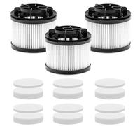 Lot 3 filtres de remplacement pour aspirateur Sans Fil pour Levoit LVAC200 batterie, Accessorio codice LSV-V201F-WUS, Composto da 3 filtri HEPA e 6 prefiltri Lavabili per Scopa elettrica Ricaricabile