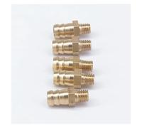 LOT 5 Hose Barb I/D 6mm x M5 Metric Male Thread Brass coupler Splicer Connector fitting for Fuel Gas Water