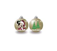 Lot de 10 boules de Noël dorées 6cm - MCK
