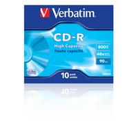 Verbatim - Scatola 10 CD-R Data Life Jewel Case serigrafato - 1X-40X - 43428 - 800MB Quantita min. 1