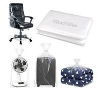 Lot De 10 Sacs De Rangement Extra Grandi Sacchetti Plastica Trasparenti, 100 X 152Cm Sacchetti Trasparenti Grandi Pour Bagages, Meubles, Couettes, Chaise, Consolateurs, Jouets En Peluche