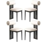 Lot de 2, 4 et 6 chaises de Salle à Manger robustes en Bois massif - Chaises de Cuisine durables pour Restaurants, Salons et Bureaux - Support de Charge Solide, Design élégant
