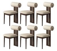 Lot de 2, 4 ou 6 chaises de Salle à Manger en Bois massif - Chaises de Cuisine et de Salle à Manger robustes et résistantes - Design élégant pour Restaurants, Salons et Bureaux