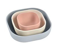 Set di 3 ciotole in silicone, Velvet Grey, Beaba