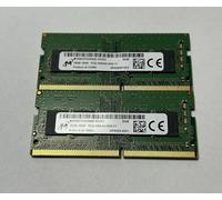 Lot Of 2 MICRON 16GB PC4-3200A DDR4 Sodimm Laptop RAM MTA8ATF2G64HZ-3G2E2