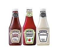 Lot sauce Heinz : Barbecue - Ketchup - Mayonnaise (3x875ml)