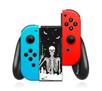 Lotadilo Joy-Con Grip per Nintendo Switch/Switch Oled - JoyCon Comfort Manopole Controller per Uomini Teen Boys Cool Cartoon Anime Design, Teschio