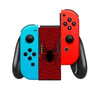 Lotadilo Joy-Con Grip per Nintendo Switch/Switch Oled - JoyCon Comfort Manopole Controller per Uomini Teen Boys Cool Cartoon Anime Design Rosso Nero
