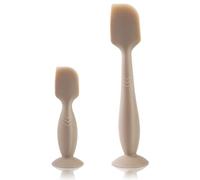 LOTBILL Spatola per crema per pannolini per bambini, confezione da 2 spatole per glutei per bambini, applicatore per crema per pannolini in silicone, spatola per pasta di testa e mini spatola per