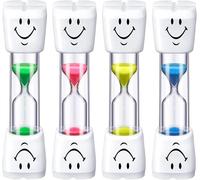 Lotbun Clessidra Bambini 4pcs, Clessidre Per Bambini Clessidra A Sabbia Clessidra 5 Minuti 3 Minuti 2 Minuti, Ideale Per La Spazzolatura Dei Bambini, I Giochi, La Cucina, Gli Uffici