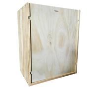 Lotdevin Scatola in Legno Range Bottiglia Champagne Mabouteille.FR® - Cofanetto Portabottiglie, Perfetto per Conservazione e Presentazione [Borsa Bottiglia] (6 Bottiglie)