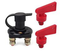 LotFancy Interruttore Principale Batteria Impermeabile 6V 12V 24V Staccabatteria Isolatore con Due Chiavi Rimovibili per Stacca batteria Auto, Barca, Camion, Barche, Camper, Veicoli ATV 200/1000 Amp