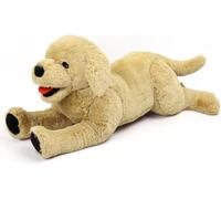 LotFancy Peluche Cane Golden Retriever 52,8cm Cane Peluche Grande Giocattolo per Cucciolo per Bambini o Animali Domestici