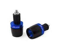 LOTFI 7/8quot; Manopole del manubrio Estremità Manubrio Contrappeso Cap Plug Slider Fit For SUZUKI GSF 250 600 600S 650 650S 650N 1250 Bandit 650S (Size : Blue)