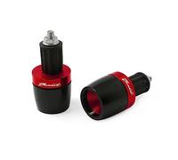 LOTFI 7/8quot; Manopole del manubrio Estremità Manubrio Contrappeso Cap Plug Slider Fit For SUZUKI GSF 250 600 600S 650 650S 650N 1250 Bandit 650S (Size : Red)