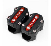 LOTFI Misura universale for BENELLI TRK702 TRK702X TRK 702X 502 X 2021-2023 Moto 22mm/25mm/28mm protezione motore paraurti Crash Bar di protezione (Size : Red 702)