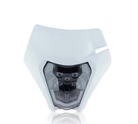 LOTFI Moto di Cristallo HA CONDOTTO il Faro Del Faro Fit for KTM EXC SX SXFXC XCF XCW XCFW 2020 2021 2022 Enduro MX Moto (Size : White headlight)