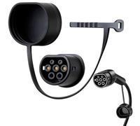 LOTHID Protezione in silicone per cavo di ricarica auto elettronica, copertura impermeabile e antipolvere, con protezione da contatto, materiale morbido resistente al calore, compatibile con porte di