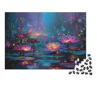 Loto Colorato Puzzle Per Adulti |Luce misteriosa| 1000pcs (75x50cm) Puzzle Giochi Educativi,decorazioni Per La Casa