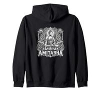 Loto da Meditazione Amitabha Infinite Light Buddha Felpa con Cappuccio