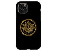 Loto simbolo potente Mandala mistico ed energia interiore Custodia per iPhone 11 Pro