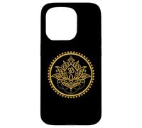 Loto simbolo potente Mandala mistico ed energia interiore Custodia per iPhone 15 Pro