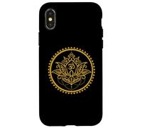 Loto simbolo potente Mandala mistico ed energia interiore Custodia per iPhone X/XS