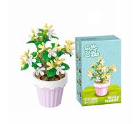 LOTOLO Mini Fiore Succulente Bonsai Building Block Set,Simulazione Pot Pianta Artificiale Particella Fiore Collezione Botanica Costruzione Mattoni Giocattolo,Decorazioni per la casa (Fragrans)