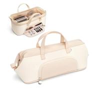 Lotour Custodia da viaggio per accessori per capelli Shark HD430 Flex Style/Dyson Supersonic, organizer portatile da viaggio per accessori per capelli (bianco)