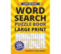 Lots of Fun! Word Search Puzzle Book Large Print Vol 2: Sharpen Your Mind!