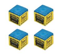 Lotsdonxia 12 gessetti da biliardo blu, di alta qualità, per una migliore presa e controllo, minimizza i segni del tavolo, design compatto e durevole, per giocatori casual e competitivi