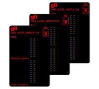 Lotsdonxia Confezione da 3 indicatori di livello magnetici per bombole di gas, riutilizzabili, per GPL, propano, butano, display LCD ad alta precisione, design in PET resistente, per campeggio
