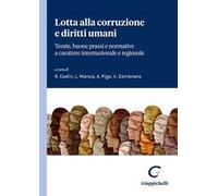 Lotta alla corruzione e diritti umani. Teorie, buone prassi e normative a carattere internazionale e regionale
