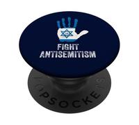 Lotta contro l'antisemitismo Stop the Hate Jewish Pride Uomini Donne Bambini PopSockets PopGrip Adesivo
