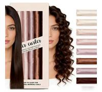 Lotta Curls - Set di 6 bigodini per capelli lunghi con finitura satinata, per capelli spessi e fini