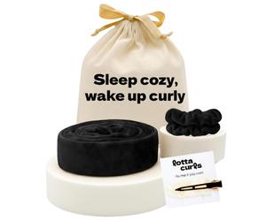 lotta curls Set di nastri arricciacapelli Royal Black