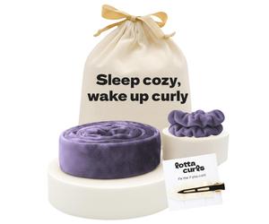 lotta curls Set di nastri arricciacapelli viola brillante