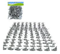 Lotta in miniatura Illustrazioni 100 Insscena/Bag Plastica Combattimento Soldato Uomini Con Atteggiamenti Diversi Per Creativi Inganno Soldier Action Numeri Impostati