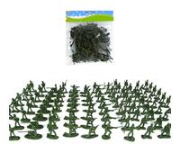 Lotta in miniatura Illustrazioni 100 Insscena/Bag Plastica Combattimento Soldato Uomini Con Atteggiamenti Diversi Per Creativi Inganno Soldier Action Numeri Impostati